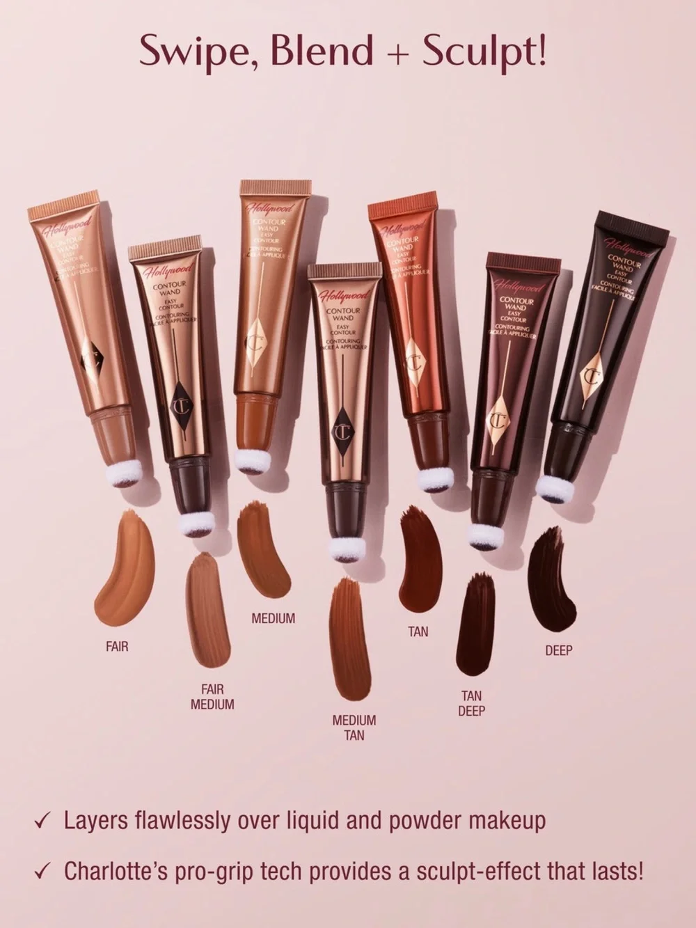 Charlotte Tilbury Hollywood Contour Wand | Light Medium | Viral Contour